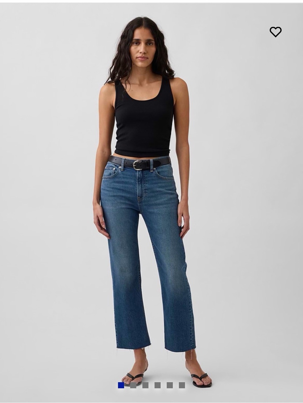 Gap 90’s Straight Leg Crop High Rise